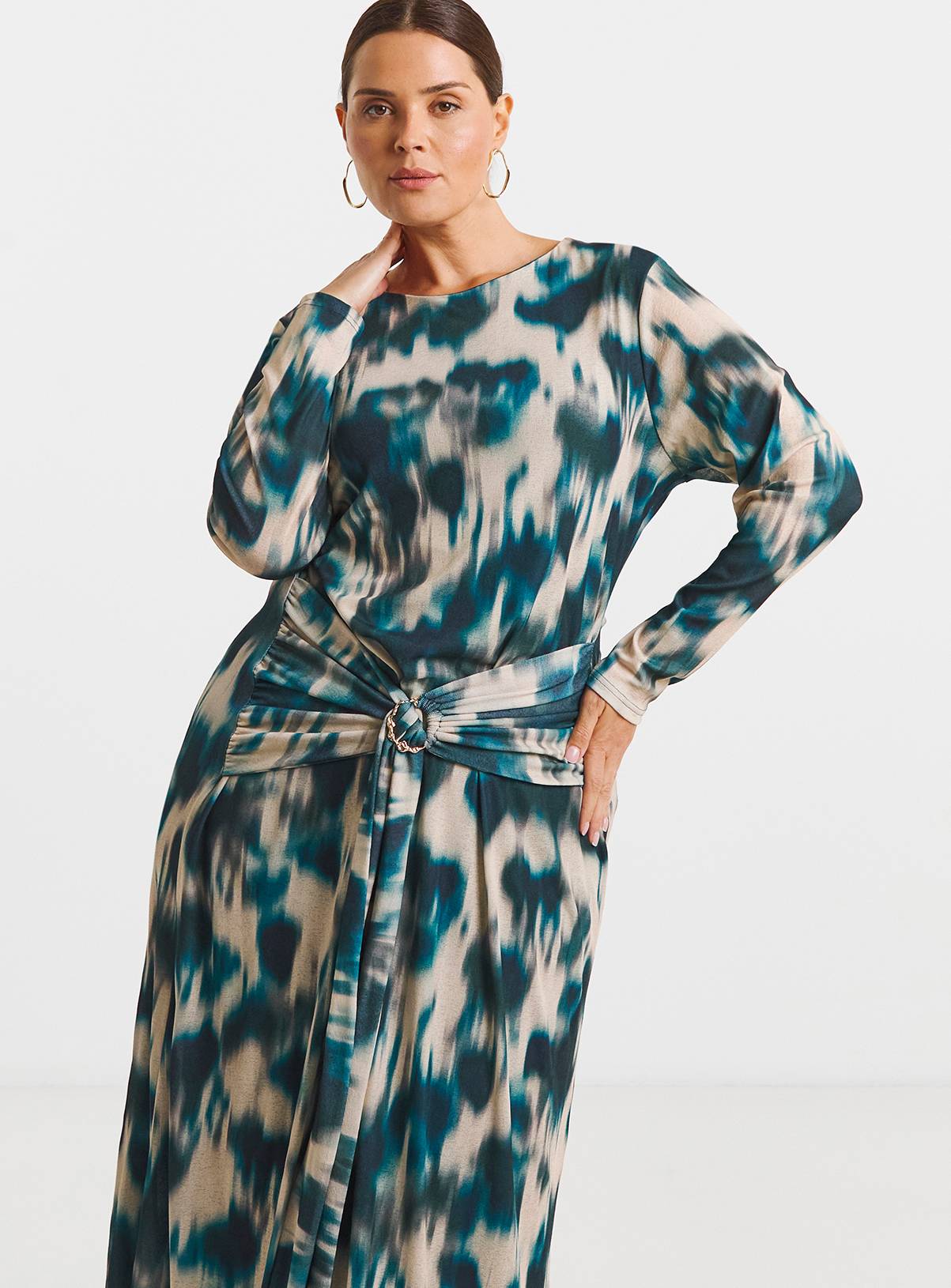 SIMPLY BE Dry Handle Mesh Midaxi Dress 22 - Image 3